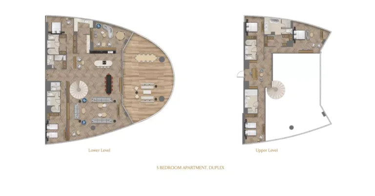 Jumeirah Living Business Bay floor plan 5 BR