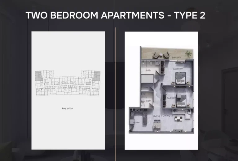 Astra Residences floor plan 2 BR · 1792 sqft