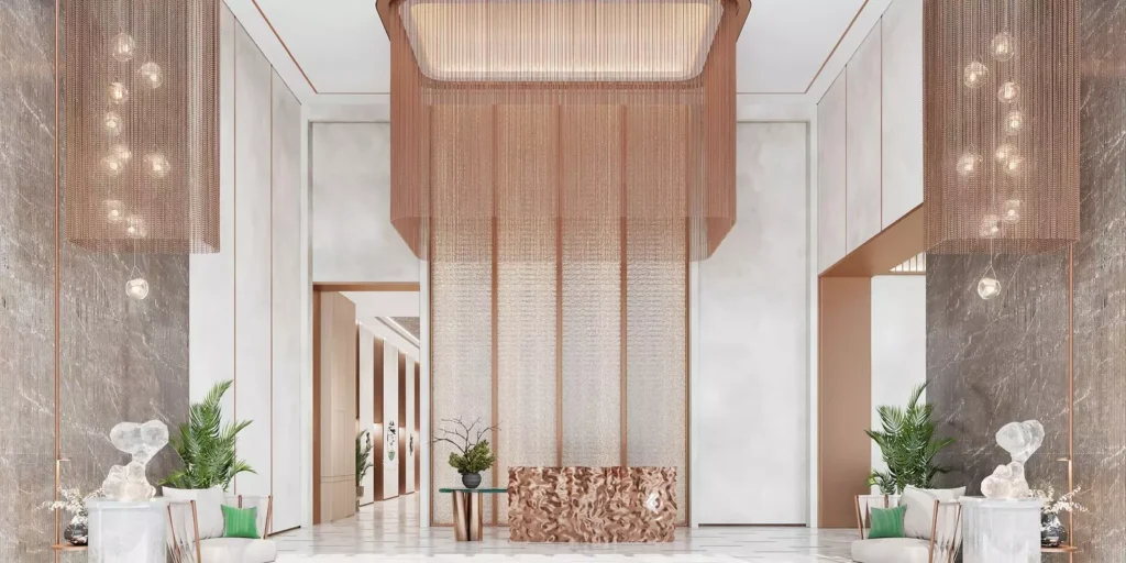 Mercer House South Tower — Визуализация парадного лобби