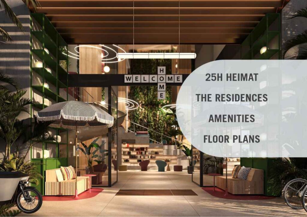 Interior lobby area with seating and plants under wooden ceiling