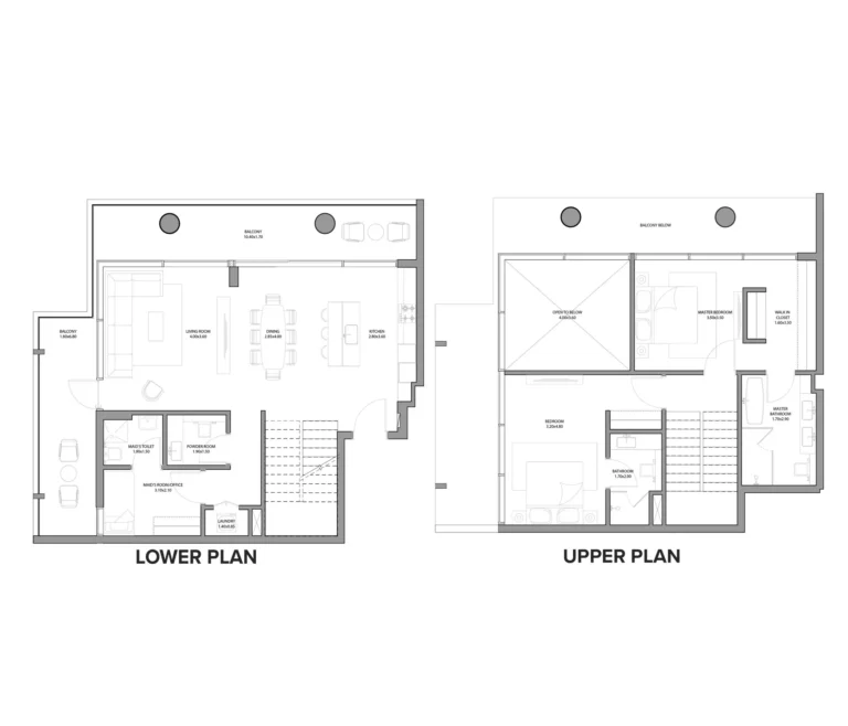 Haven Bay floor plan 2 BR · 1972 sqft