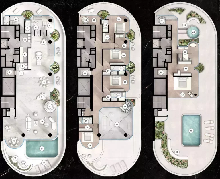 The Rings floor plan 6 BR · 15123 sqft