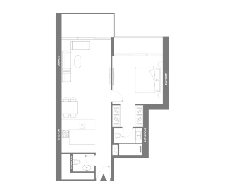 11 Hills Park floor plan 1 BR · 1193 sqft