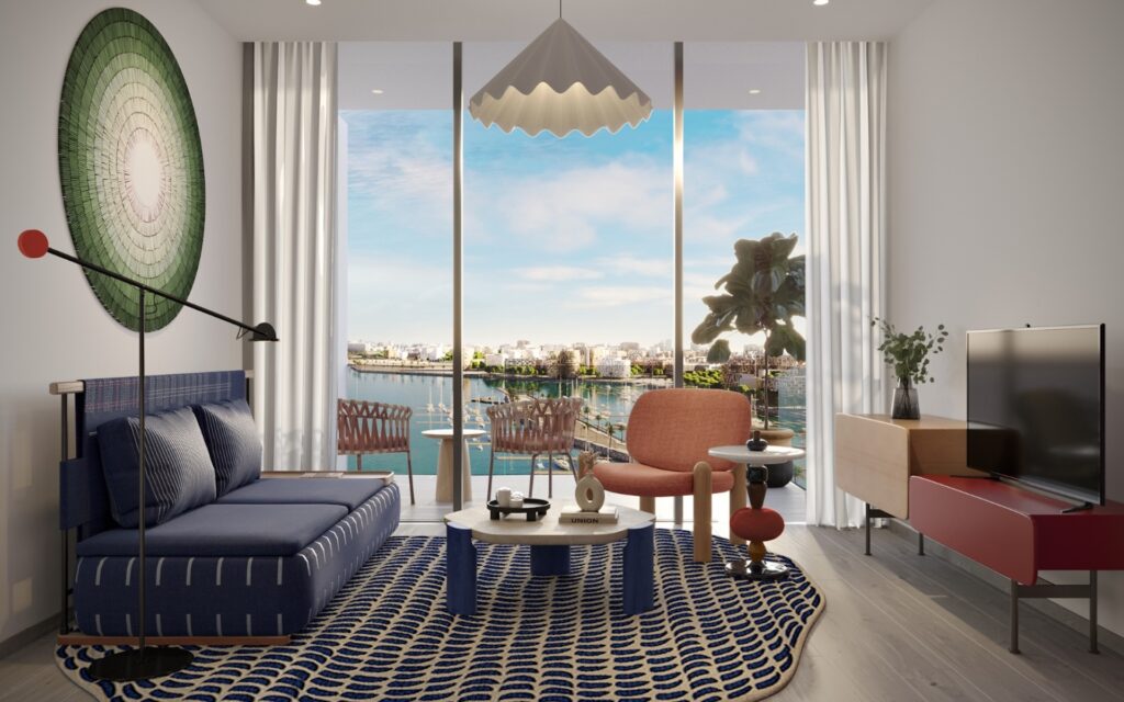 Nautica one two– buy apartment in Dubai with Continental Club