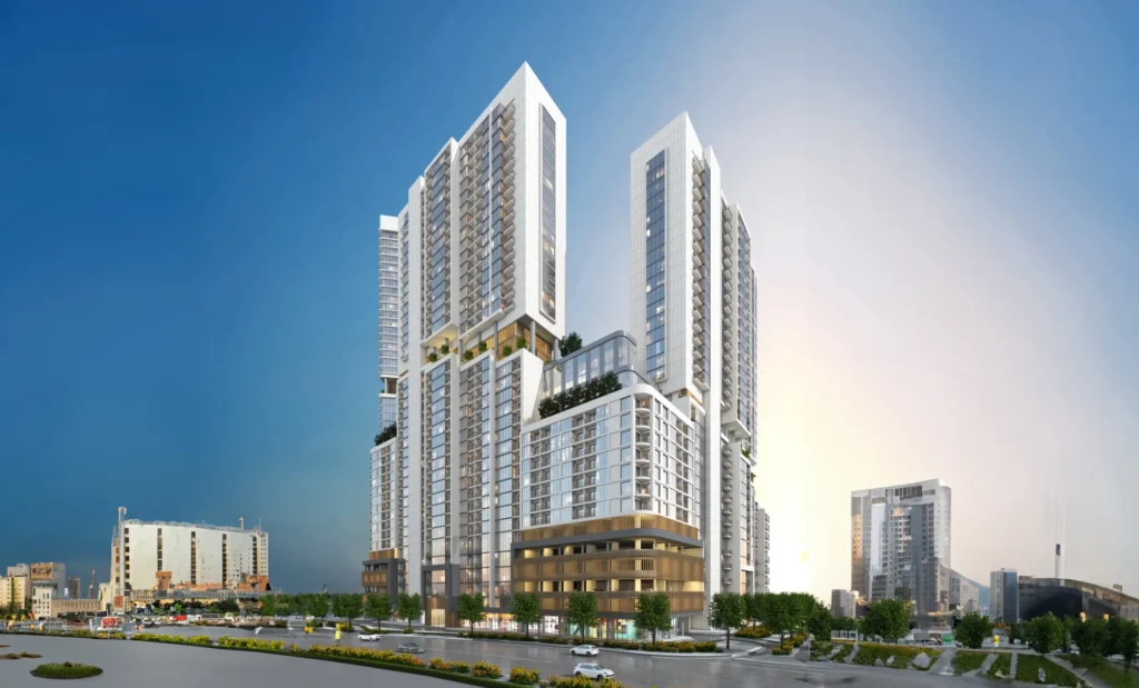 Crest — Комплекс показан в городской перспективе