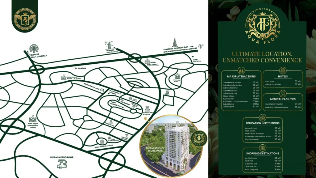Aqua Flora by Vincitore Luxury Real Estate Development L.L.C | Vincitore Real Estate Development LLC in Dubai Science Park