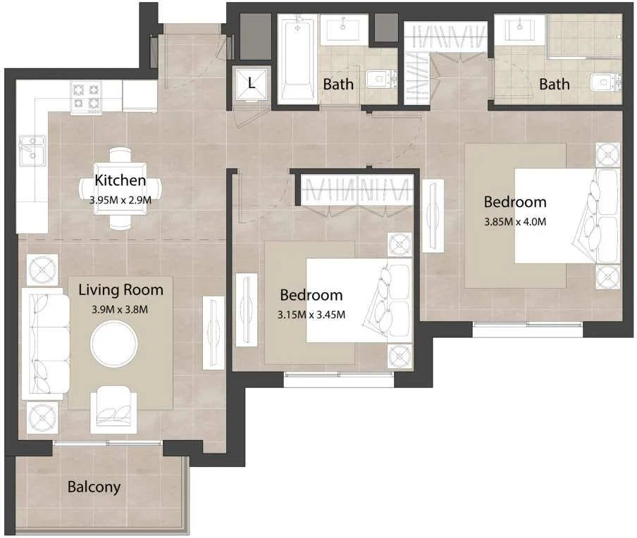 Ascot Residences by Nshama Properties Owned By Nshmi Development One Person Company L.L.C | Nshama in Town Square, Dubai