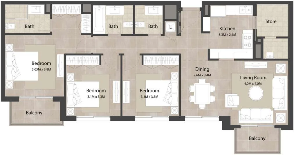 Ascot Residences by Nshama Properties Owned By Nshmi Development One Person Company L.L.C | Nshama in Town Square, Dubai