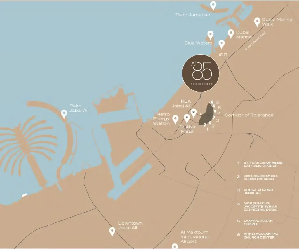 At 85 Residences by Scope Properties in Wasl Gate, Dubai