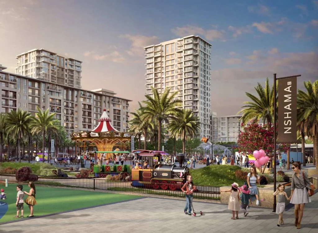 Augusta Town Square by Nshama Properties Owned By Nshmi Development One Person Company L.L.C | Nshama in Town Square, Dubai
