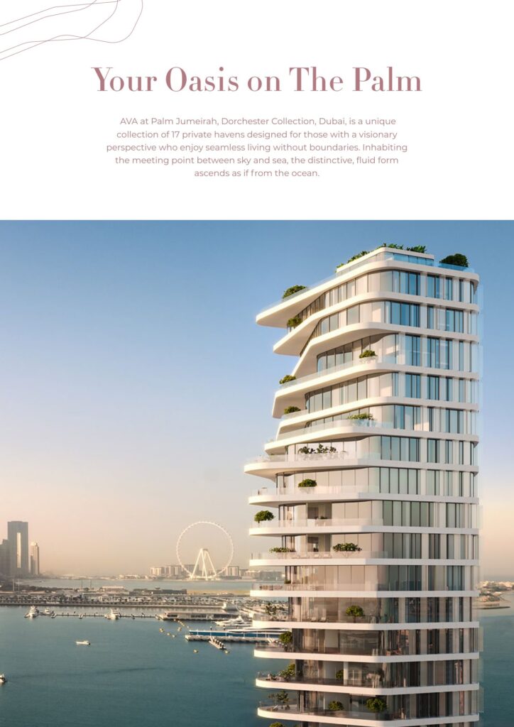 Tall modern residential building with curved balconies by the sea