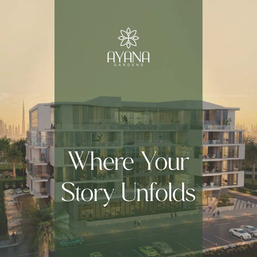 Exterior view of a modern mid-rise residential building at sunset