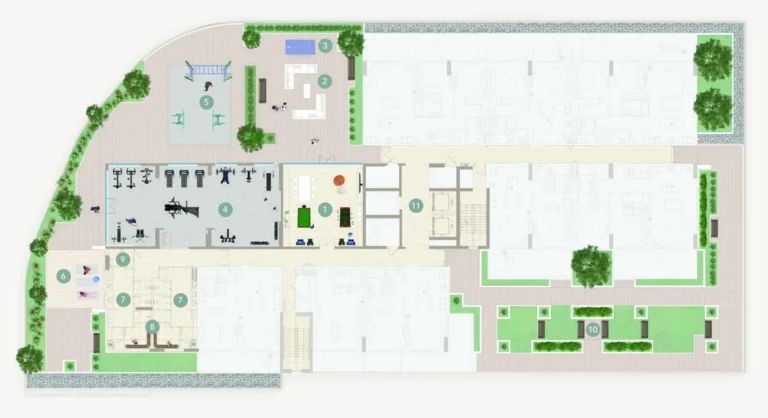 Berkeley Place floor plan Typical floor plate