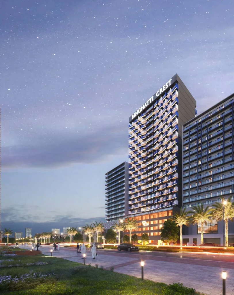 Binghatti Crest by Binghatti Developers in JVC District 13, Dubai