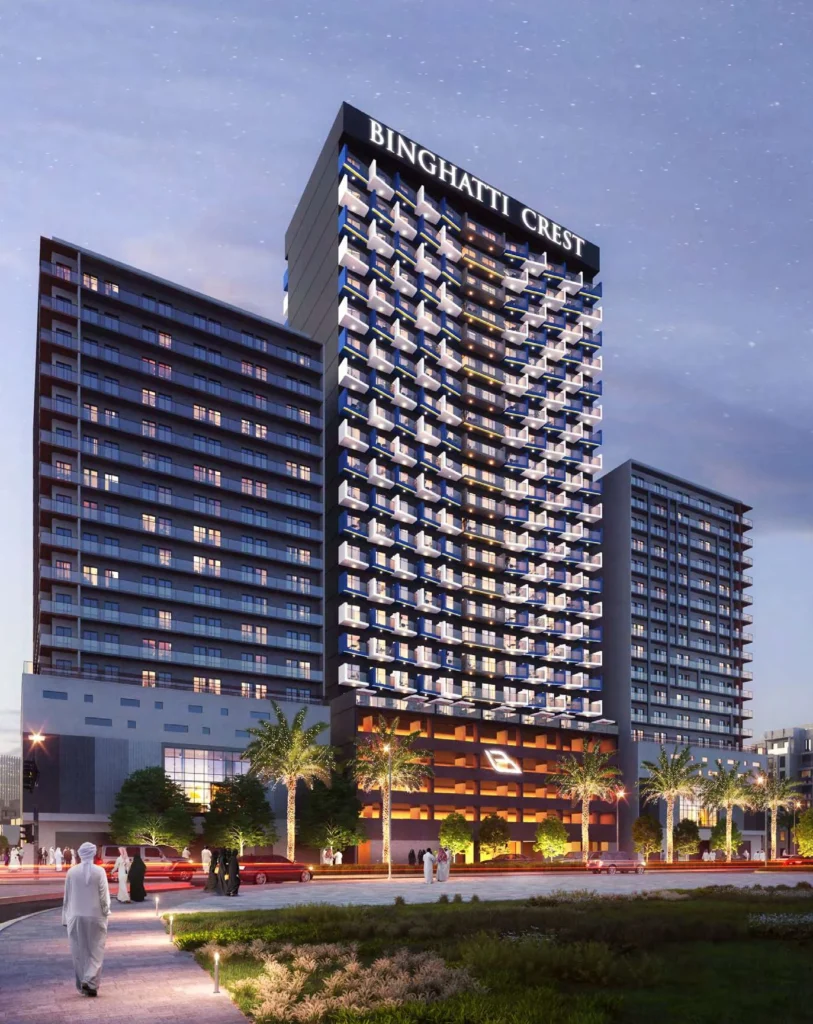 Binghatti Crest by Binghatti Developers in JVC District 13, Dubai