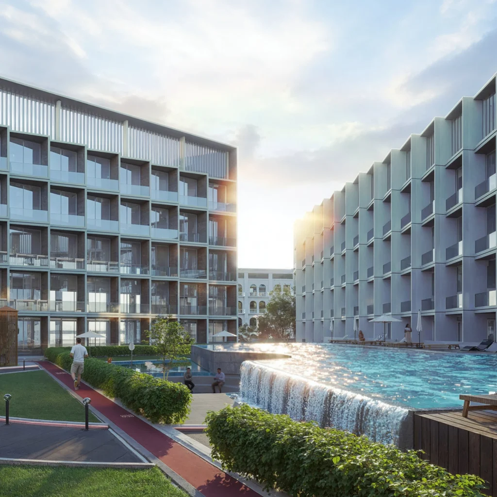 Binghatti Hillcrest by Binghatti Developers in Arjan, Dubai