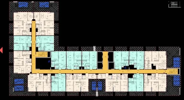 Binghatti Orchid floor plan Поэтажный план