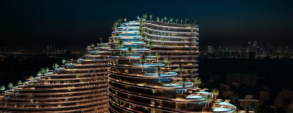 Binghatti Skyflame by Binghatti Developers in Majan, Dubai