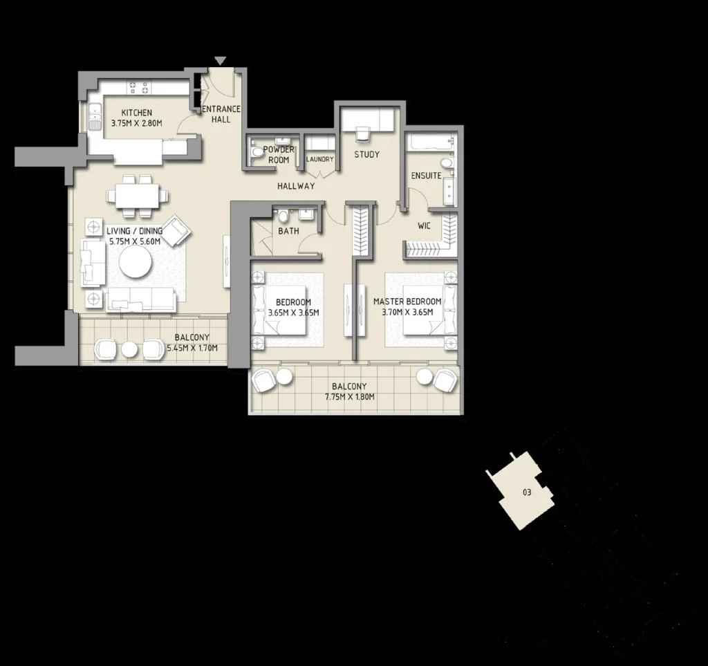 Boulevard Crescent by Emaar Properties in Downtown Dubai