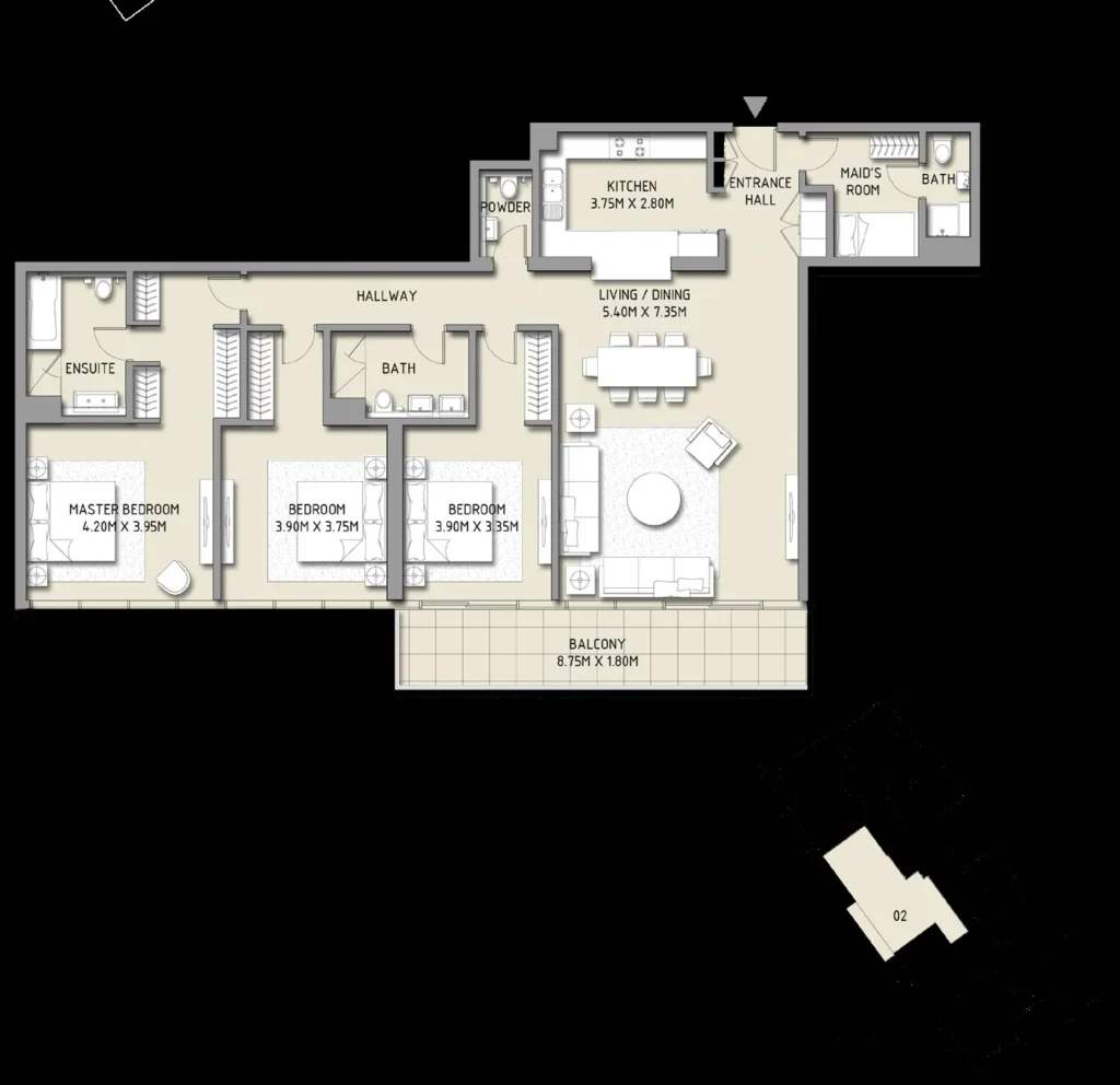 Boulevard Crescent by Emaar Properties in Downtown Dubai