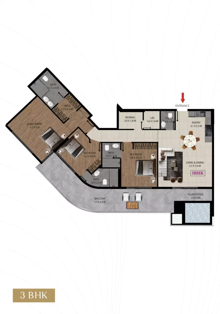 Marquis Insignia floor plan 3 BR