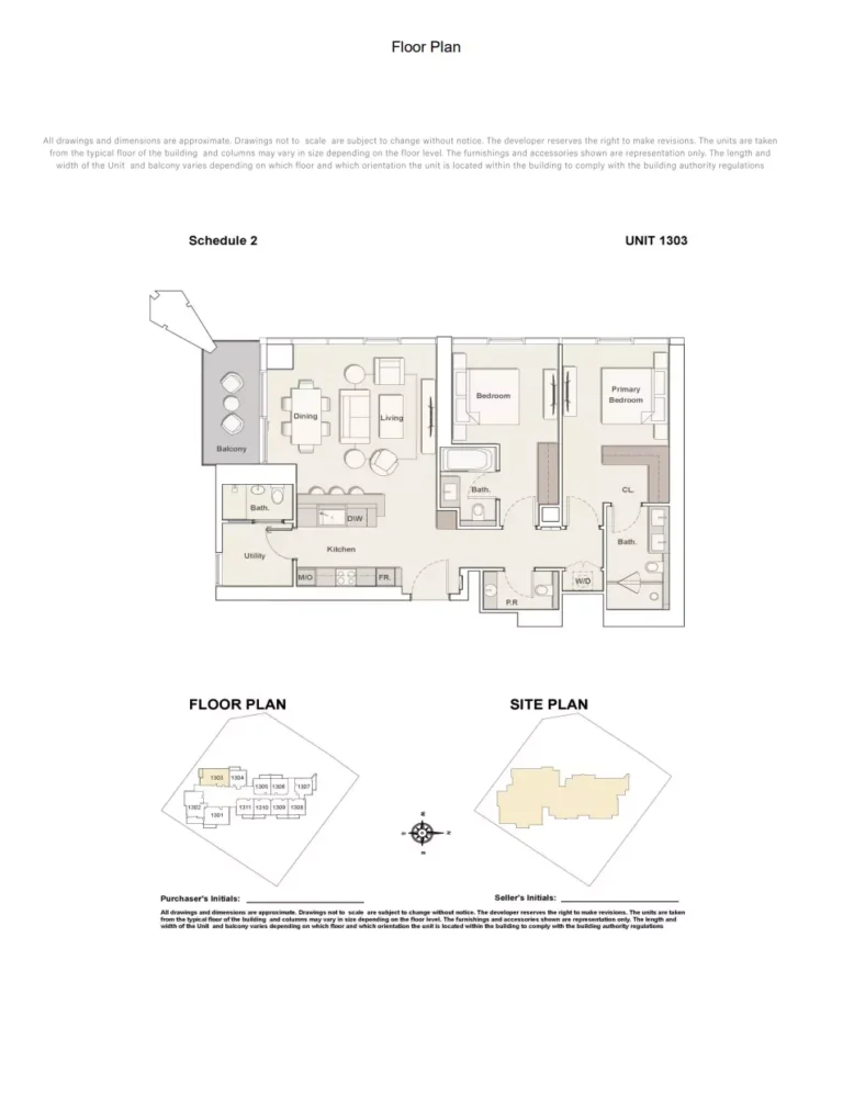 Highgrove by Ellington floor plan 2-спальн. · 1274 sqft
