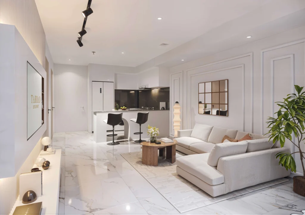 Celesto Tower 2 by Tarrad Development in DubaiLand Residence Complex