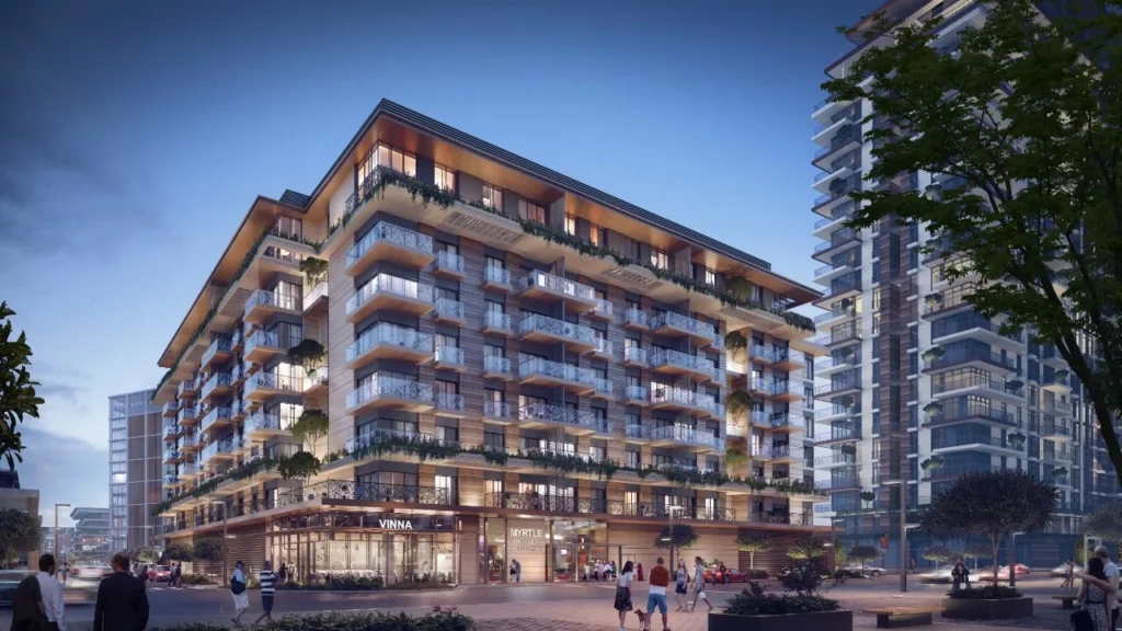 Central Park at City Walk by Meraas in City Walk, Dubai — Modern residential building with landscaped urban retail frontage