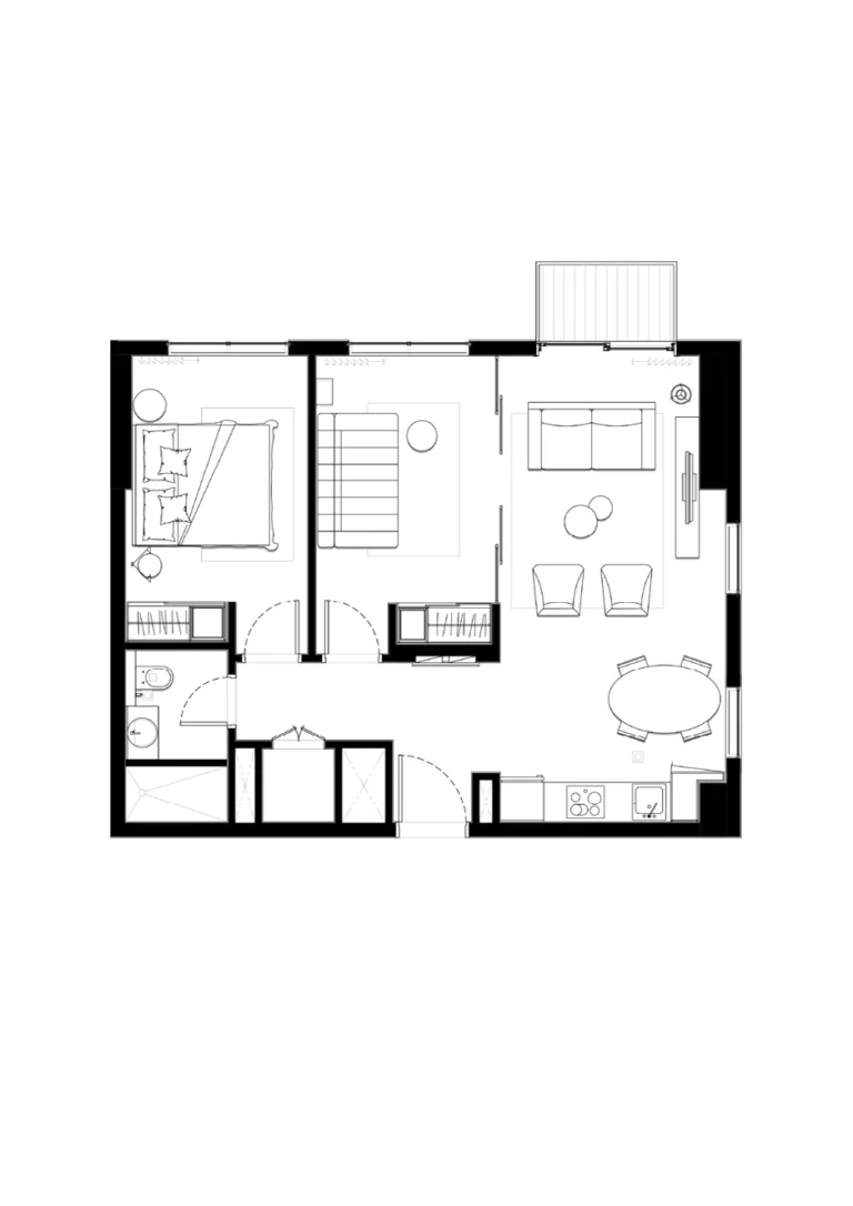 Collective at Dubai Hills Estate floor plan 1 BR