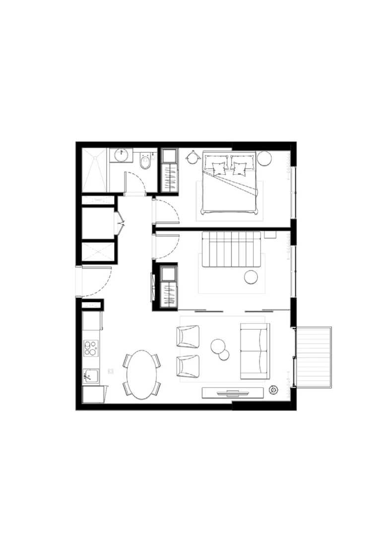 Collective at Dubai Hills Estate floor plan 1 BR