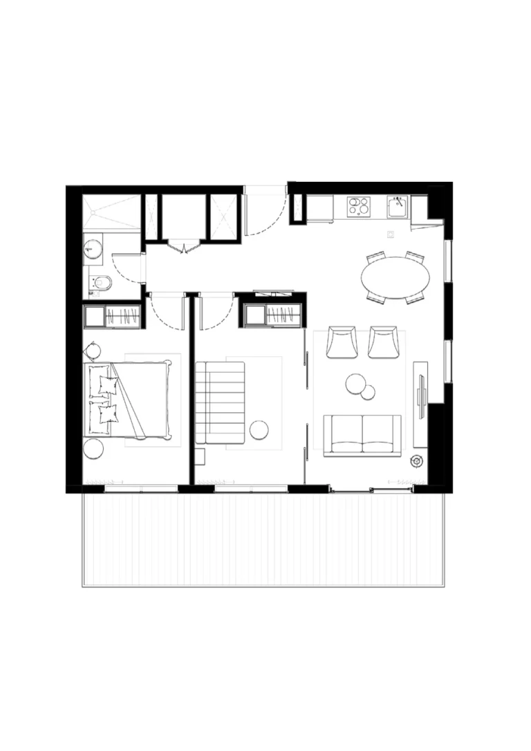 Collective at Dubai Hills Estate floor plan 1 BR