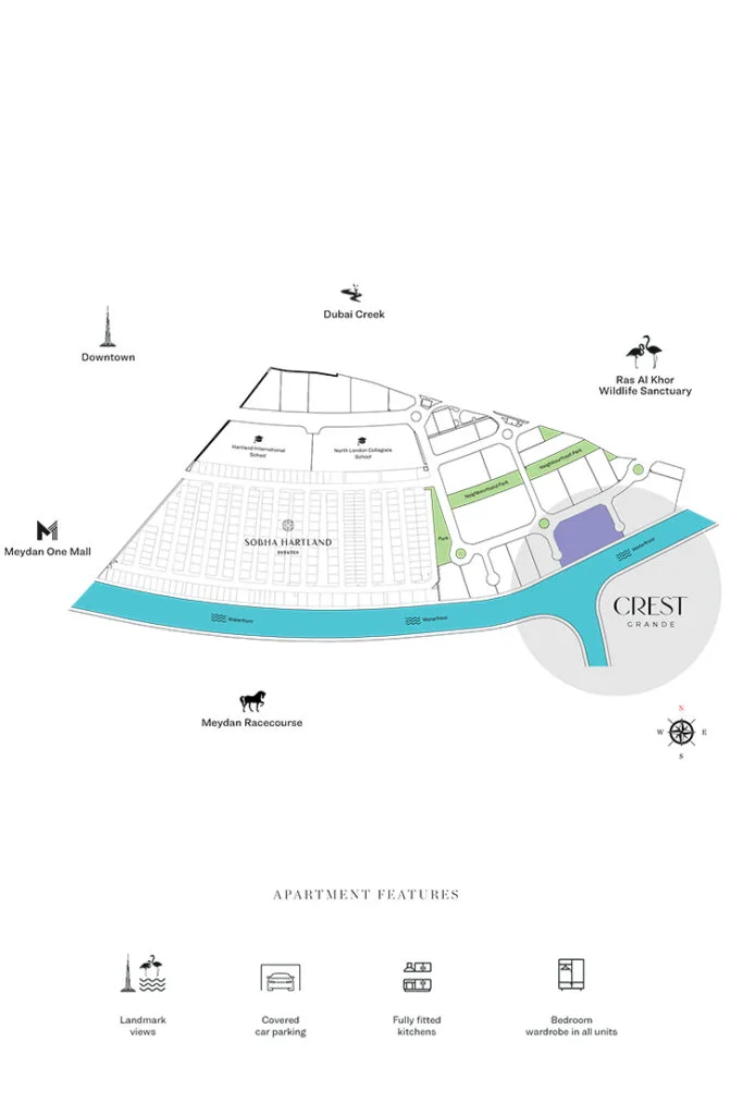 Crest Grande, Sobha Hartland – by Sobha Realty | Continental Club Dubai