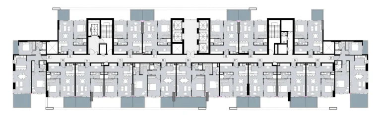 Damac Hills – Golf Gate 2 floor plan Typical floor plate