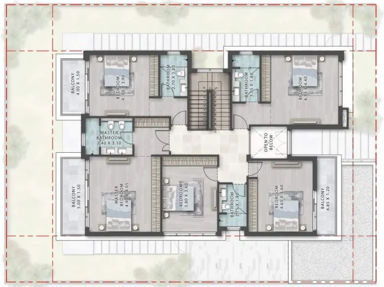 Damac Islands – Bali 2 floor plan 6 BR