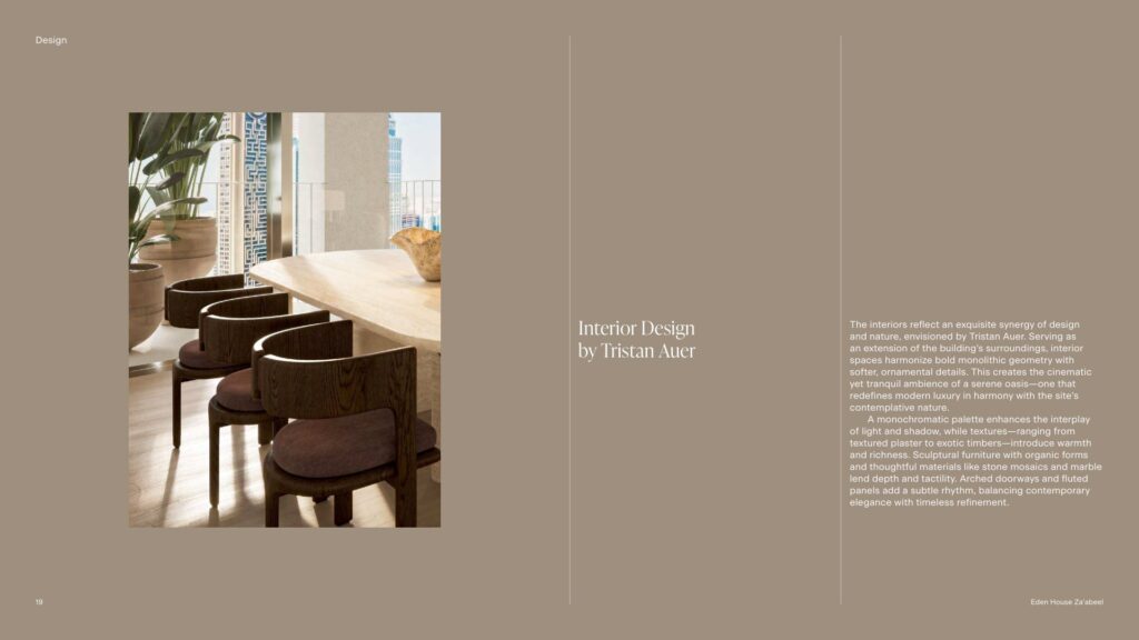Interior dining area with wooden chairs and table near window