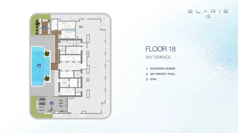 Elaris Sky floor plan Поэтажный план