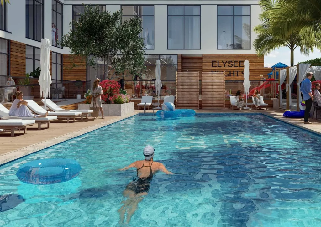 Elysee Heights by Pantheon Elysee Real Estate Development in Jumeirah Village Circle, Dubai