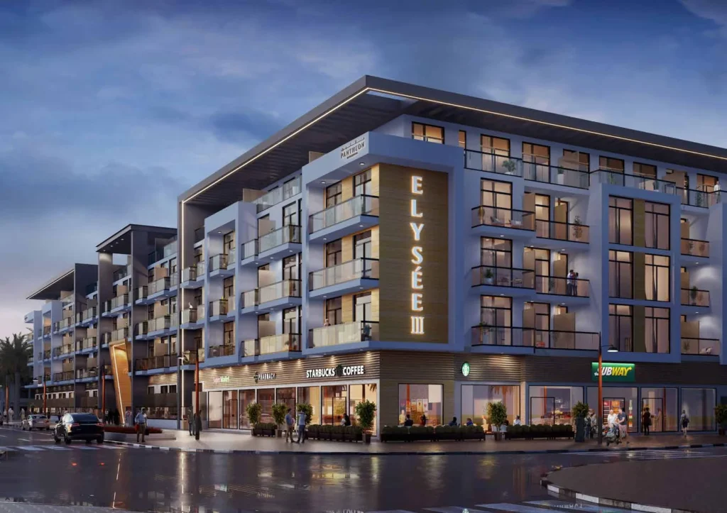 Elysee Heights by Pantheon Elysee Real Estate Development in Jumeirah Village Circle, Dubai