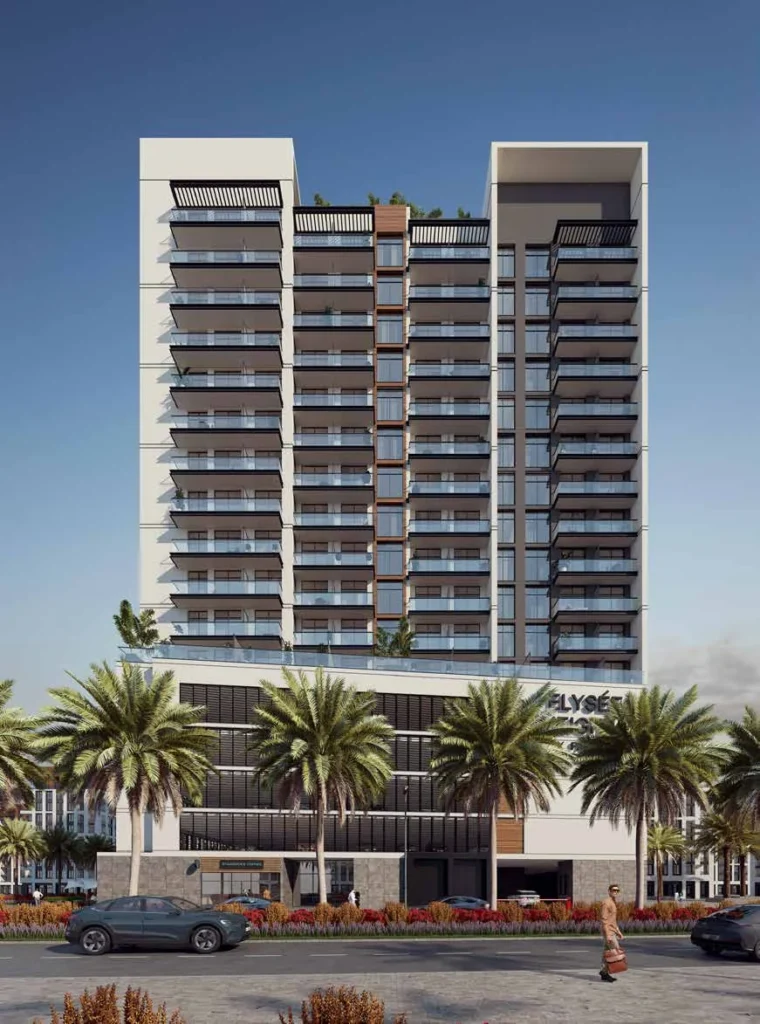 Elysee Heights by Pantheon Elysee Real Estate Development in Jumeirah Village Circle, Dubai