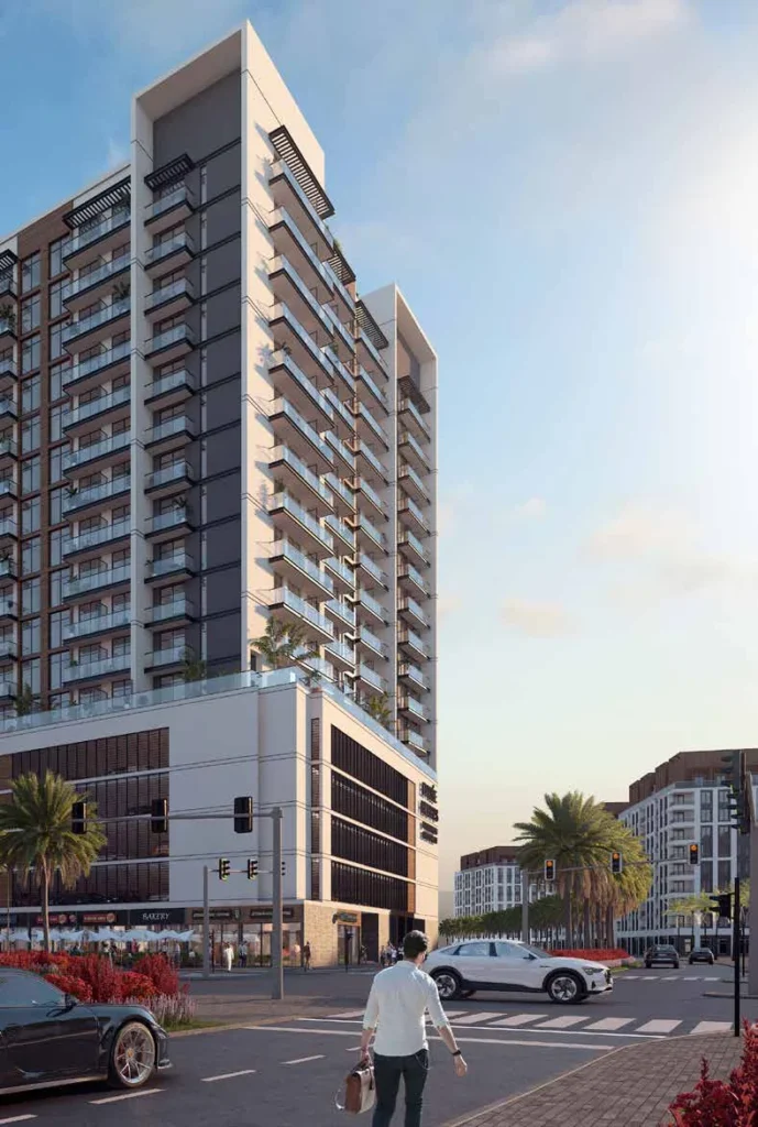 Elysee Heights by Pantheon Elysee Real Estate Development in Jumeirah Village Circle, Dubai