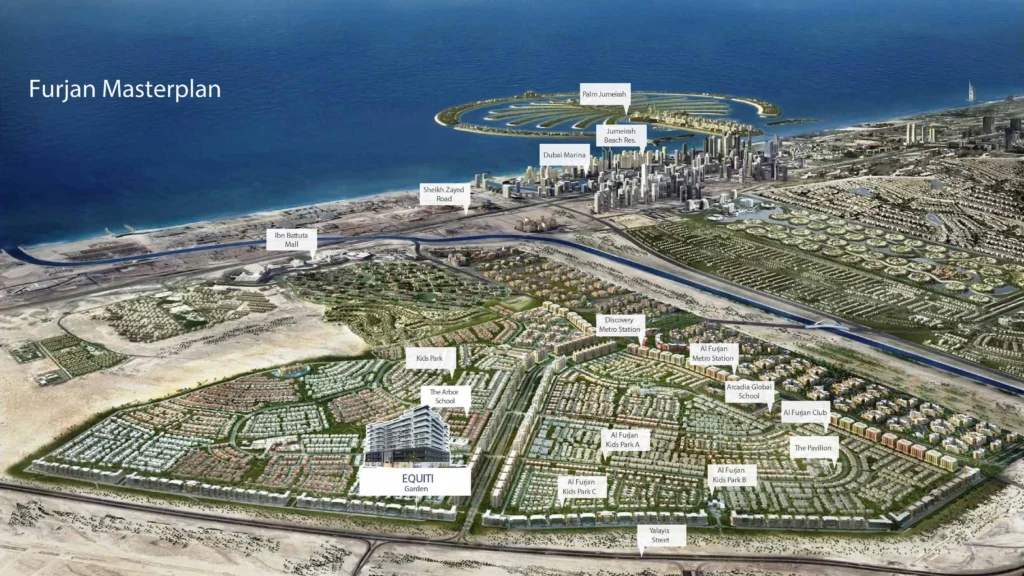 Equiti Garden by B N H Real Estate Developer | B.N.H Developer in Al Furjan, Dubai