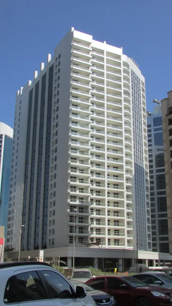tower exterior, Fahad 2, Barsha Heights, Dubai