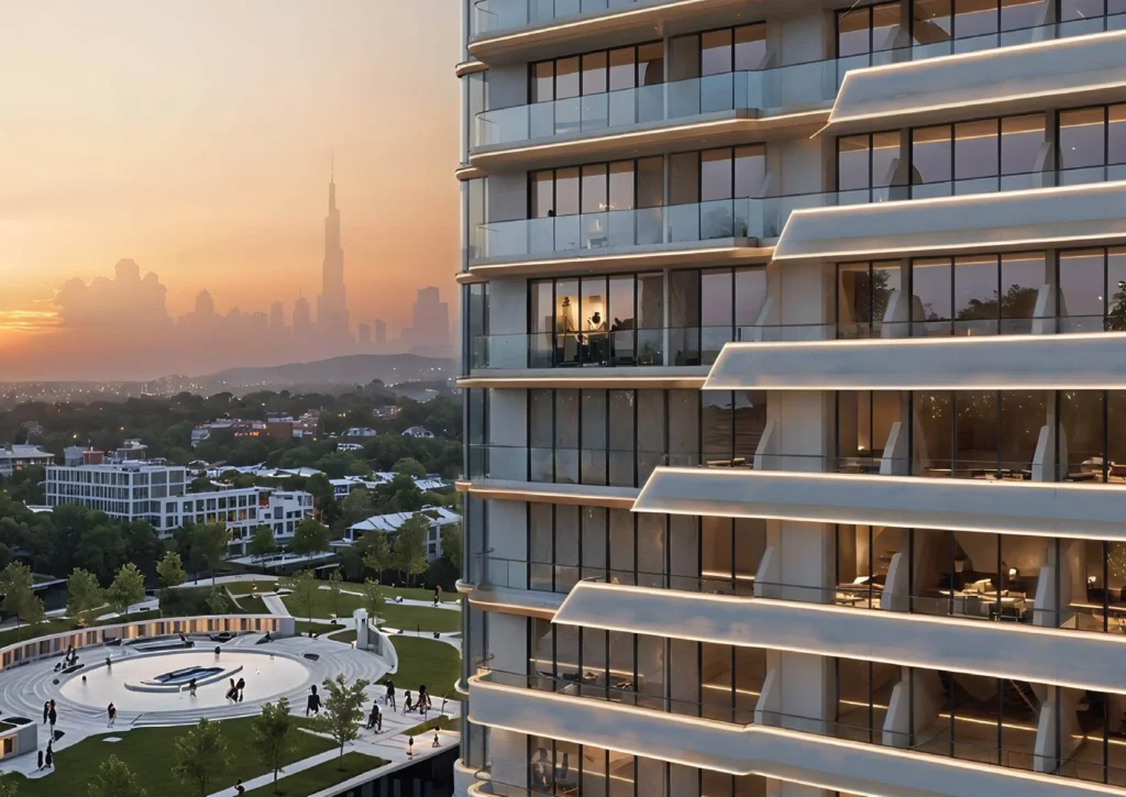 Floarea Oasis by Mashriq Elite Real Estate Development L.L.C | Mashriq Elite | Mashriq Elite Developments in DubaiLand Residence Complex