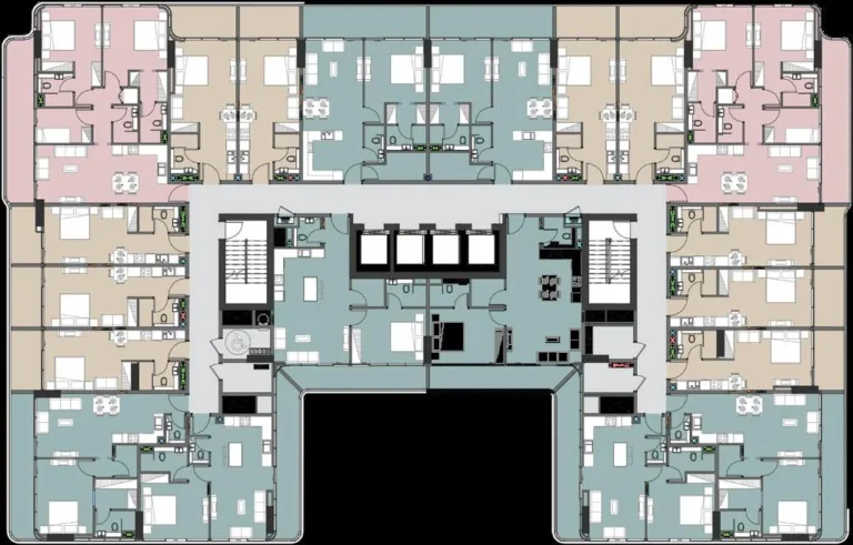 Floarea Oasis floor plan Typical floor plate