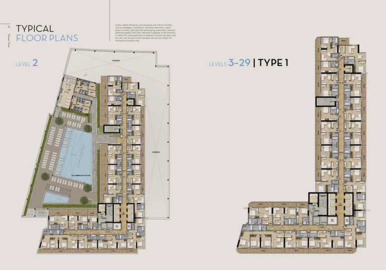 Merano Tower floor plan Studio