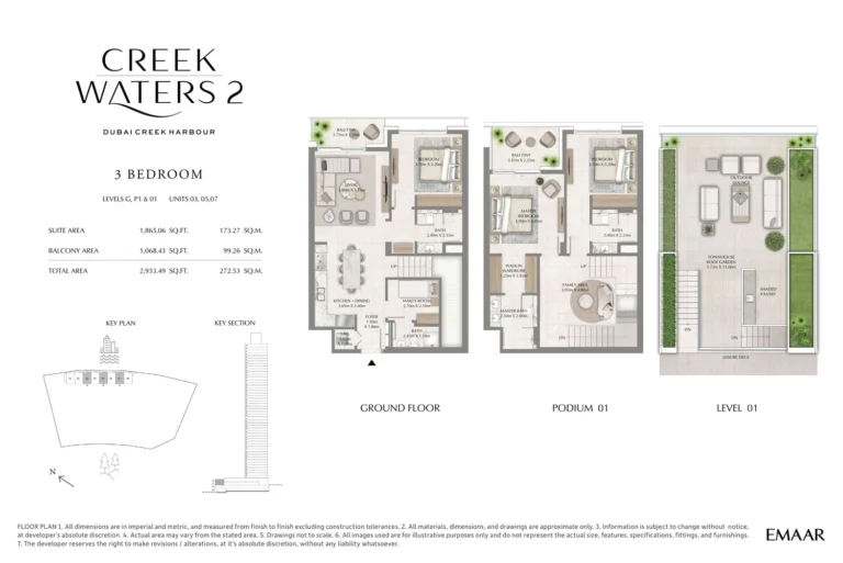 Creek Waters 2 floor plan 3-спальн. · 2933 sqft
