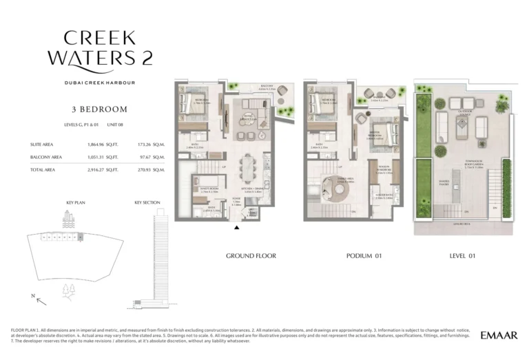 Creek Waters 2 floor plan 3-спальн. · 2916 sqft