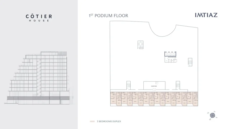 Cotier House floor plan 3 BR