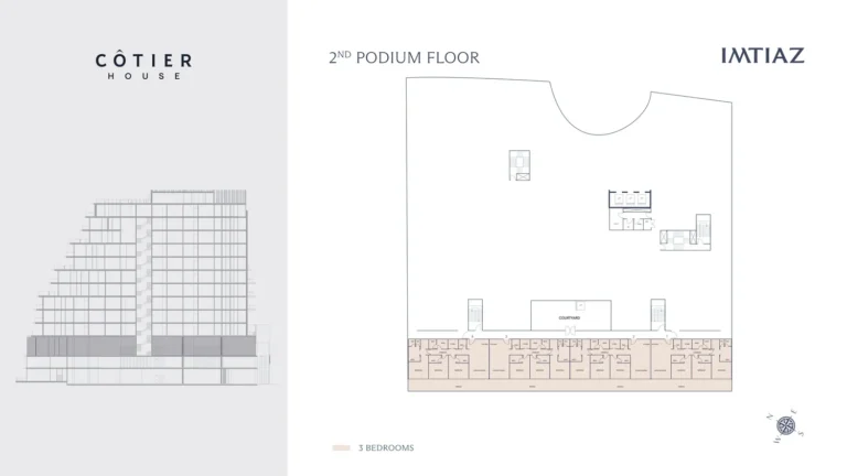 Cotier House floor plan 3 BR