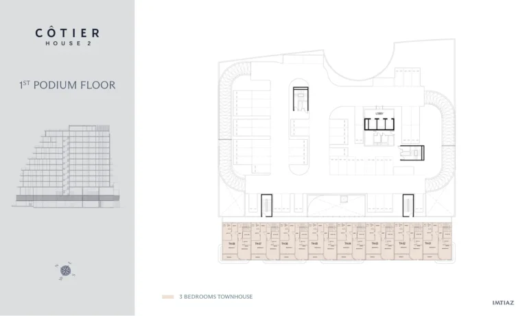 Cotier House 2 floor plan 3-спальн.